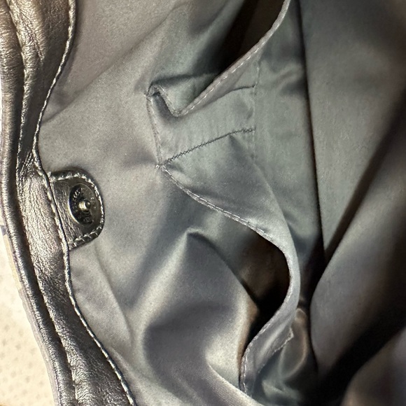 Coach Madison Scarf Print Sequin Shoulder Bag - Picture 9 of 11